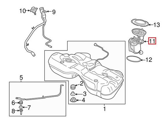 BMW Fuel Pump Assembly 16117467718